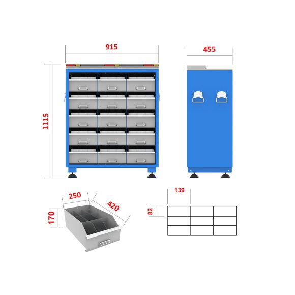 Pallet with Drawers – DPG201 (PD250)