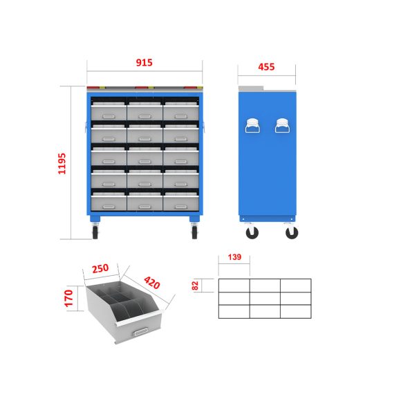 Pallet with Drawers - DPG301