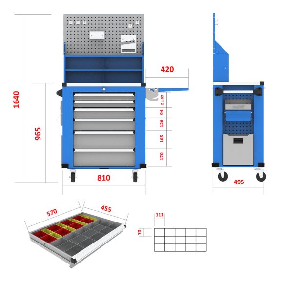 جعبه ابزار کارگاهی - DCG119 (726B4)