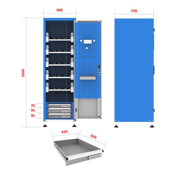 محافظ کلت دستگاه CLS501 (L90) - CNC