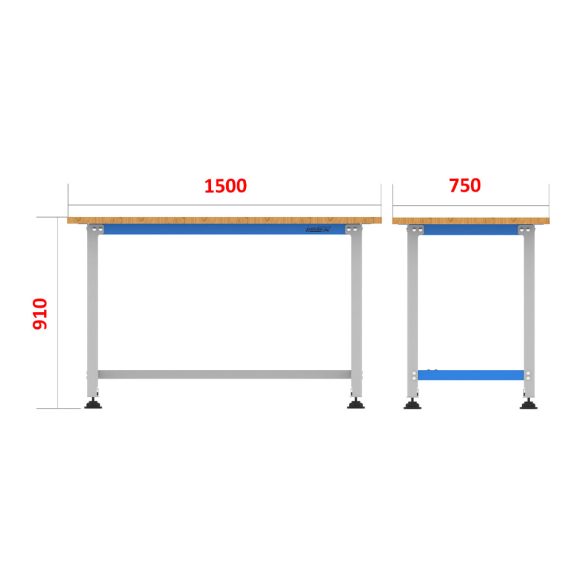 میز کار الکترونیکی - DBG202 (T151W)