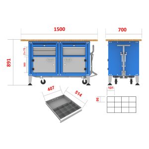 میزکارهای حرفه ای-DBG505 (T120W)