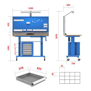 میز کارهای حرفه ای -DBG806 (T152EW)