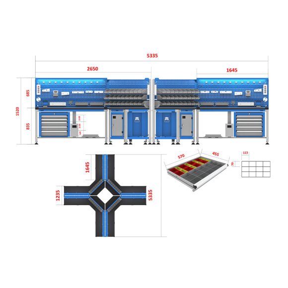 میز کار الکترونیکی - DBG902 (T4S)