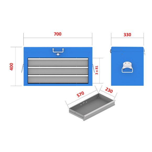 جعبه ابزار کارگاهی - DCG110 (724)
