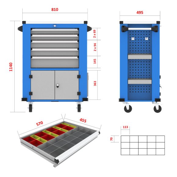 جعبه ابزار کارگاهی - DCG112 (725)