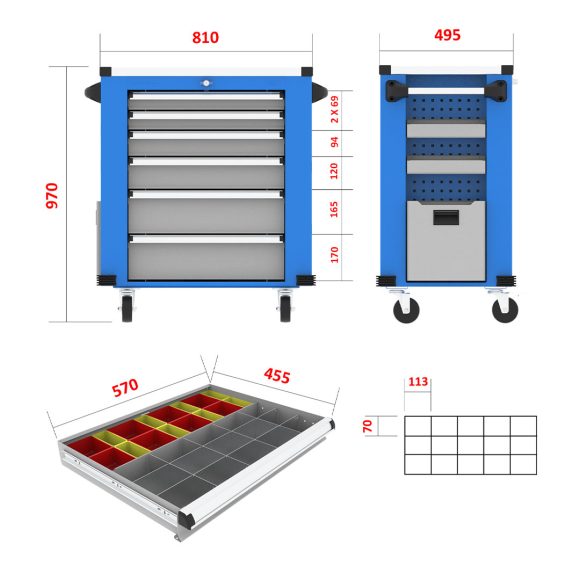 جعبه ابزار کارگاهی - DCG209 (726X)