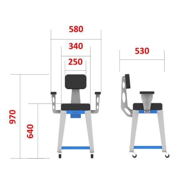 صندلی صنعتی - ISG201 (370SB)