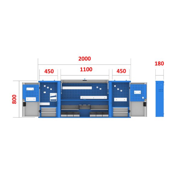تابلو نمایش ابزار - TBG112 (ST200)