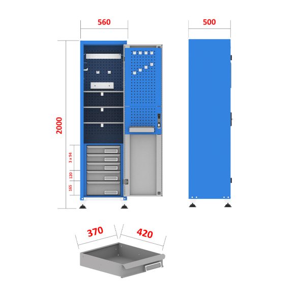 کمد محافظ ابزار - TLG101 (191M)