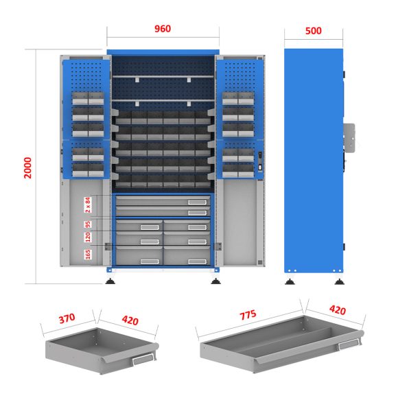 کمد محافظ ابزار - TLG206 (196H1)