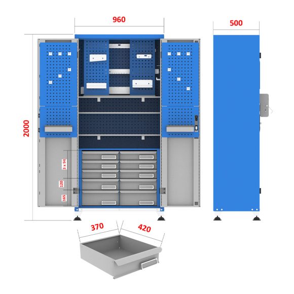 کمد محافظ ابزار - TLG209 (190MH)