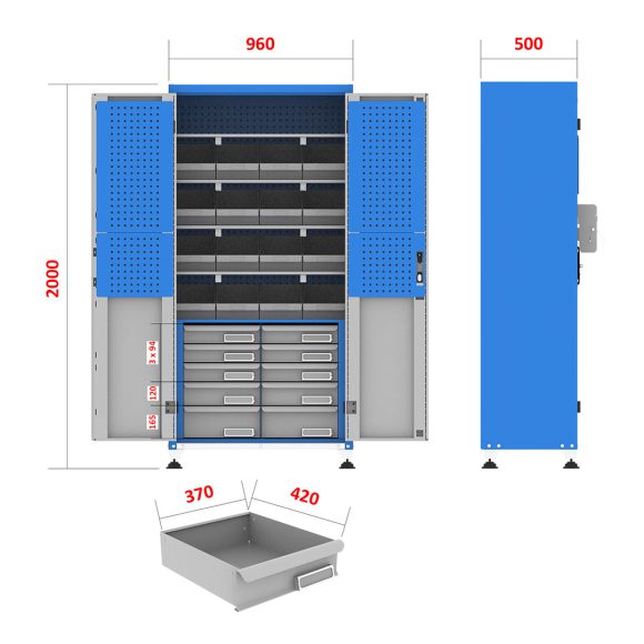 کمد محافظ ابزار - TLG210 (192M1)