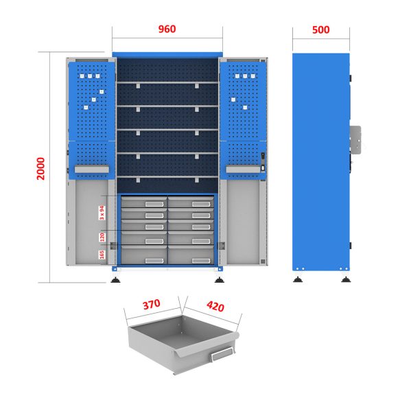 کمد محافظ ابزار - TLG211 (192MH)