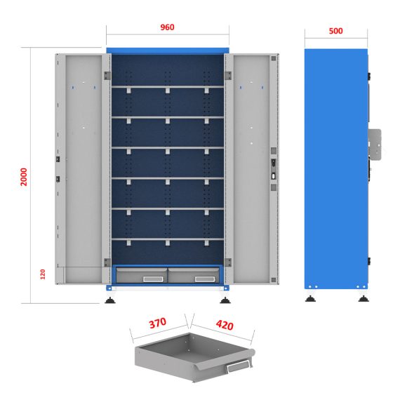 کمد محافظ ابزار - TLG212 (197M)