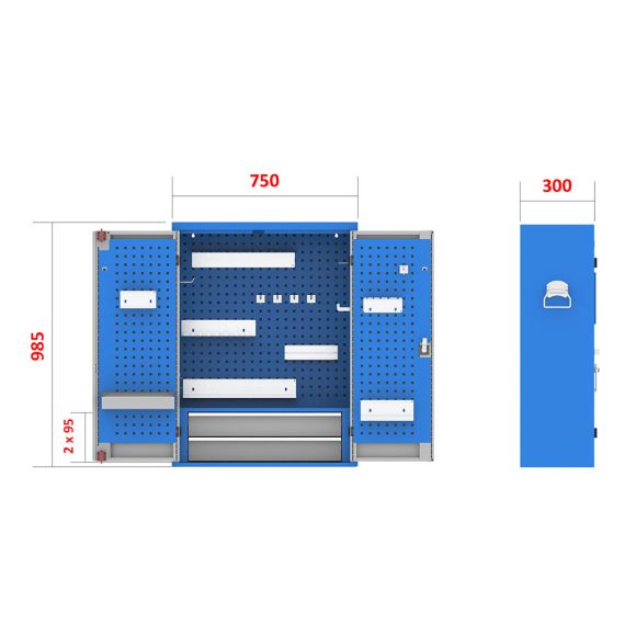 کمد محافظ ابزار - TLG601 (750)