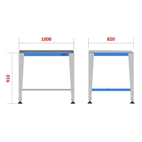میز کار صنعتی - WBG101 (100)