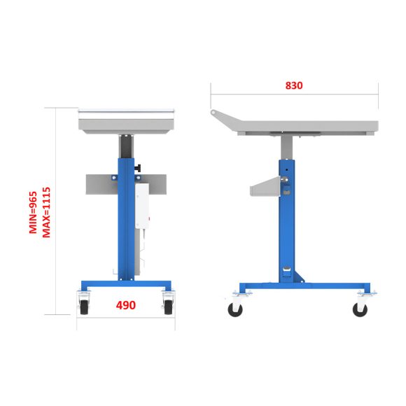 میز کار صنعتی - WBG409 (ME920)