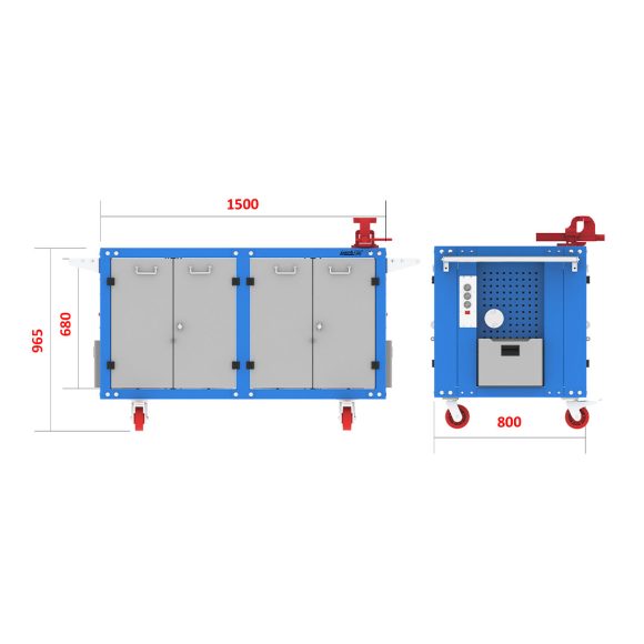 میز کار صنعتی - WBG504 (T150)