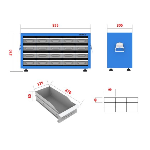 پالت کشودار - DPG103 (PD857)