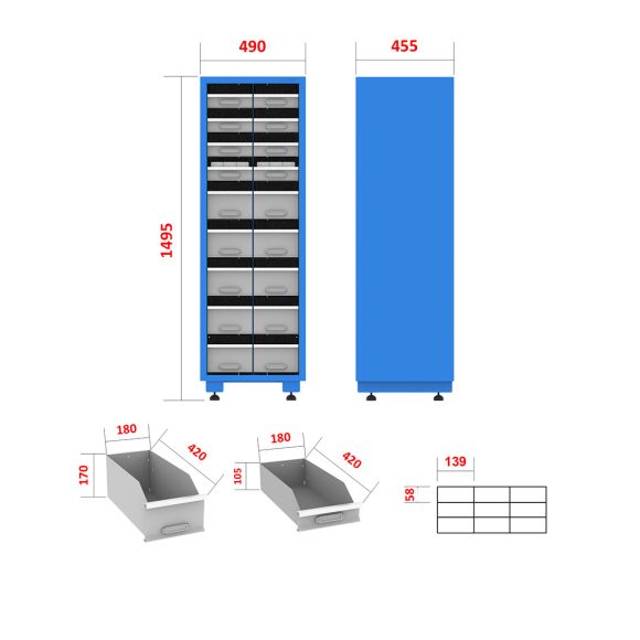 پالت کشودار - DPG204 (PD490B)
