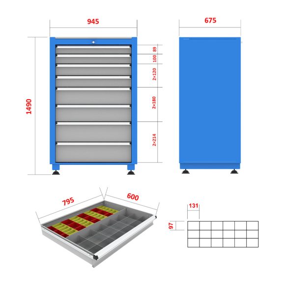 جعبه ابزار کارگاهی - DCG213 (728X)