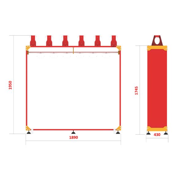 کمد آتش نشانی - FWS301 (CF188)