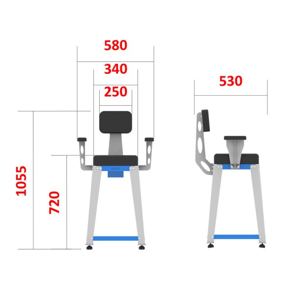 صندلی صنعتی - ISG101 (370B2)