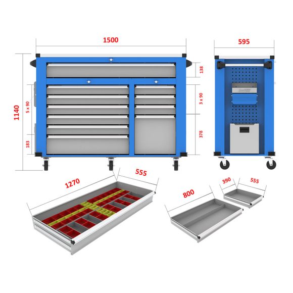 جعبه ابزار کارگاهی DCG221