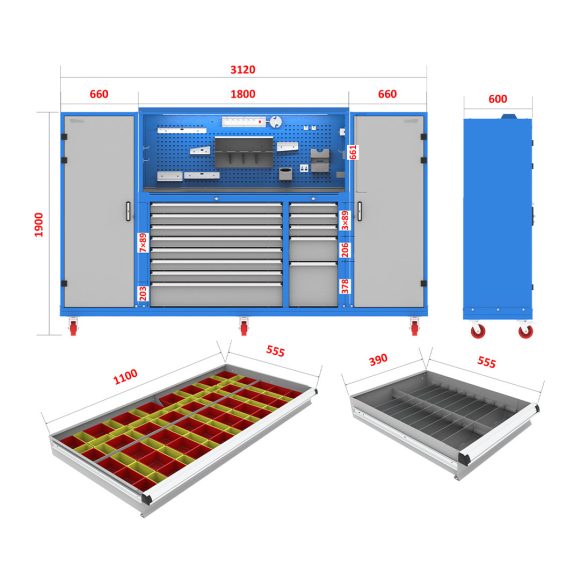 جعبه ابزار کارگاهی - DCG222