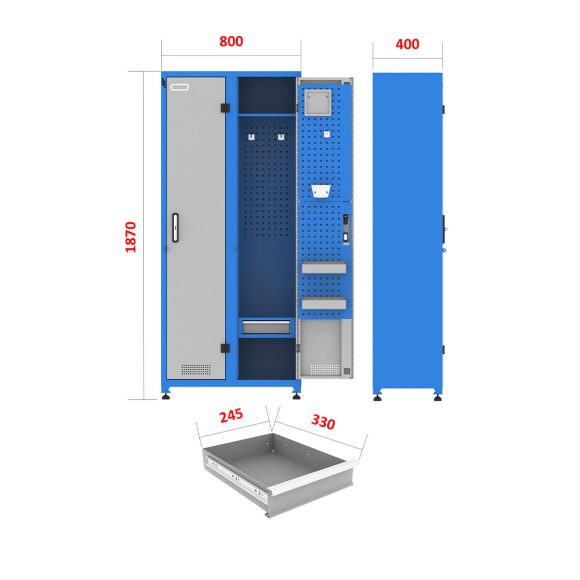 کمد لباس پرسنلی و ورزشی PWG205