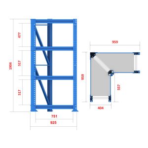 تجهیزات انبارش قطعات سبک – FRG105