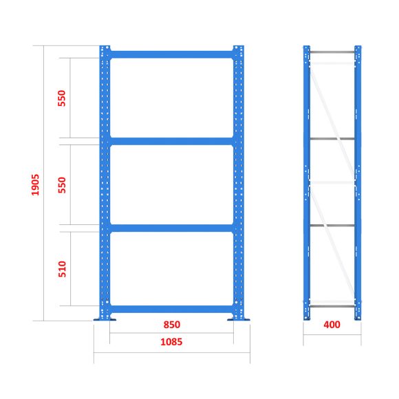 قفسه انبارش ثابت - FRG106