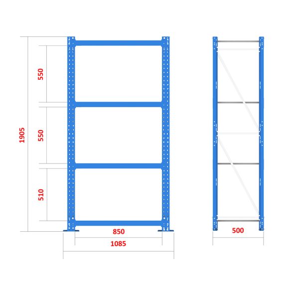 قفسه انبارش ثابت - FRG109