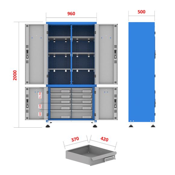 کمد محافظ ابزار - TLG302