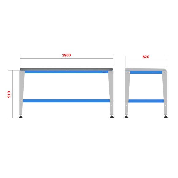 میز کار صنعتی - WBG205