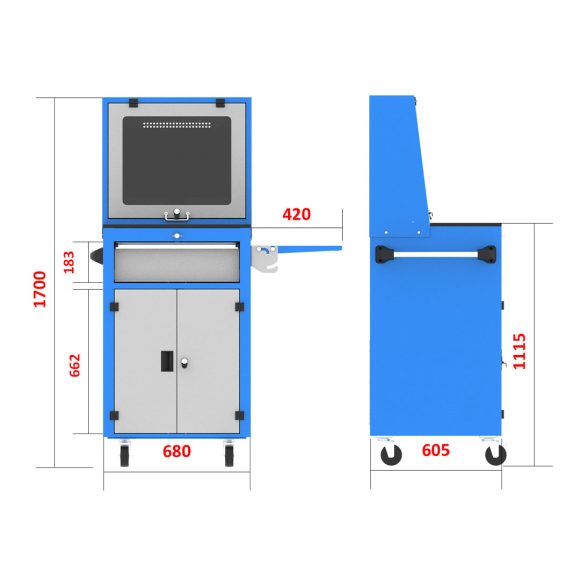 میز ایستگاه کامپیوتر - CWG201