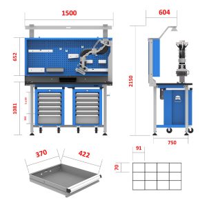 میز کارهای حرفه ای – DBG809
