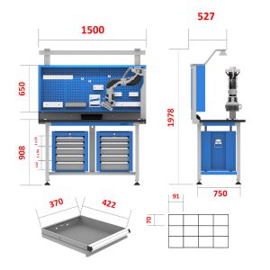 میز کارهای حرفه ای – DBG810