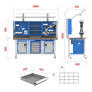 میز کارهای حرفه ای – DBG909