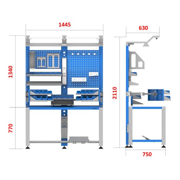 میزکار مونتاژ - ABG501