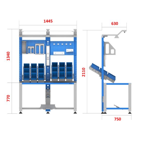 میزکار مونتاژ - ABG502