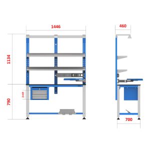 میزکار مونتاژ - ABG304