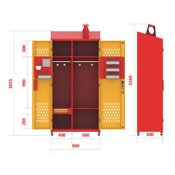 کمد آتش نشانی - FWS105